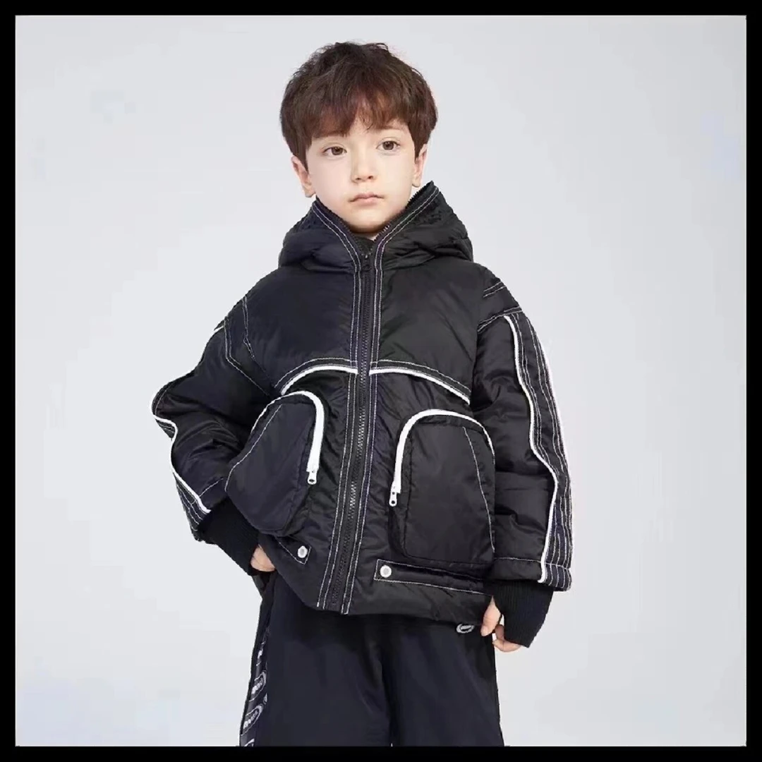 【T0426】专柜正品剪标，男童&倍暖复古羽绒服F1ACM4213