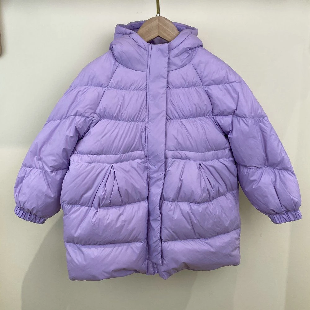 【T0444】专柜正品剪标，女童&时尚连帽保暖羽绒服F2ACM4X08