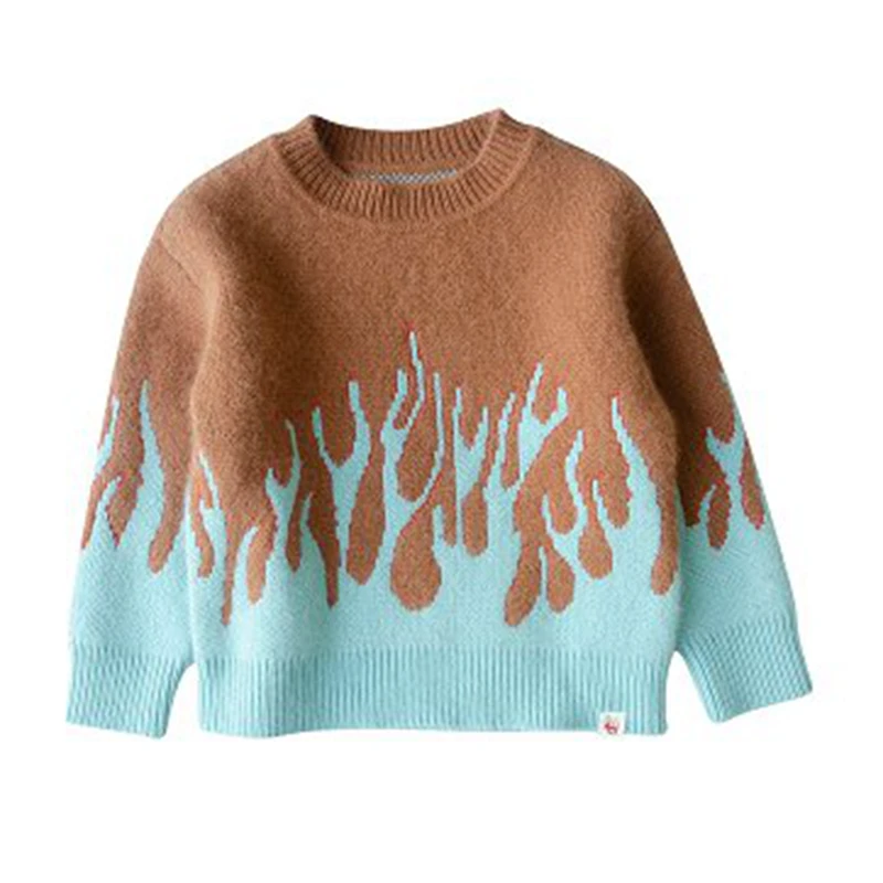 【T0603】专柜正品剪标，男童&撞色休闲毛套衫F1EBM4220