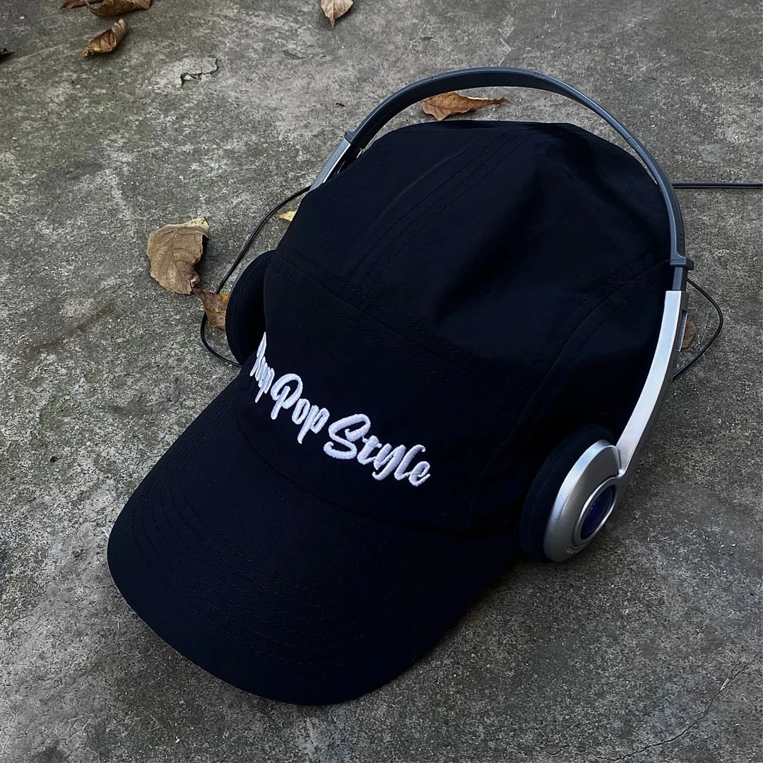 学会坚持|KeepPopStyle街舞帽子速干不变形街头版型百搭黑色