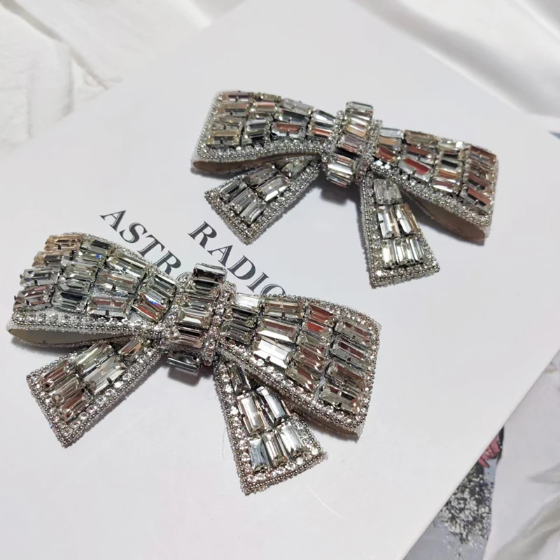 MiLeiYa新款蝴蝶结鞋饰扣 高跟平底鞋可拆卸配饰diy鞋饰花百搭款