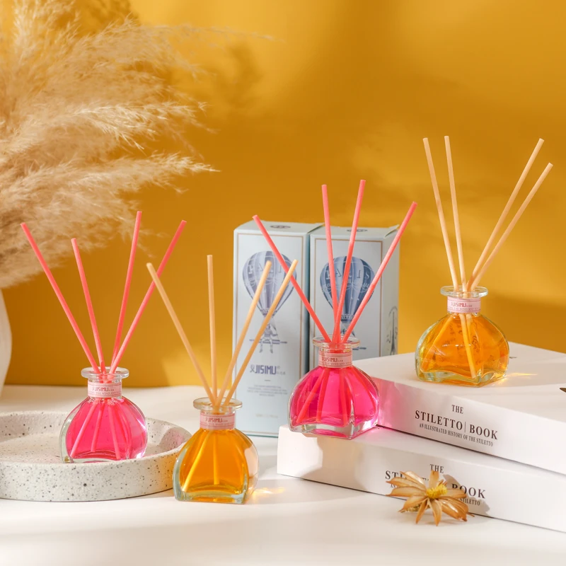 纪思慕彩色蒙古包无火香薰精油香氛家用客厅淡香留香（拍一发四）