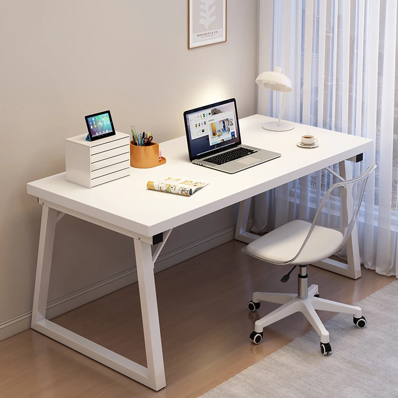 电脑桌卧室简易书桌椅组合小户型简约台式办公桌家用双人写字桌子