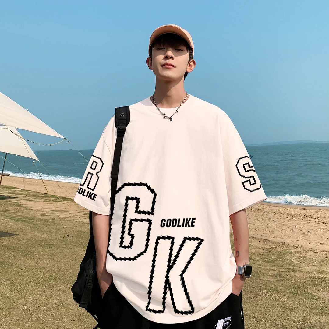 GODLIKE/古莱登夏季短袖T恤纯棉男女同款潮牌半袖纯棉短袖男t恤