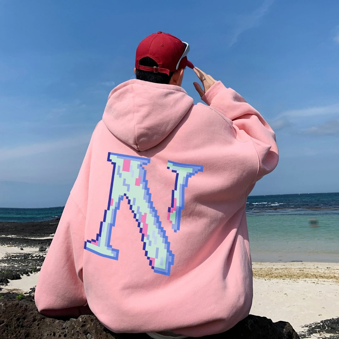 秋季卫衣男潮牌大码休闲百搭套头连帽外套ins情侣装学生 新款棉