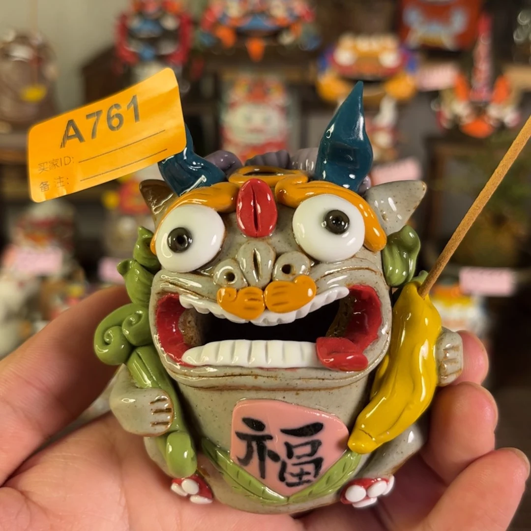 泥塑纯手工茶宠摆件