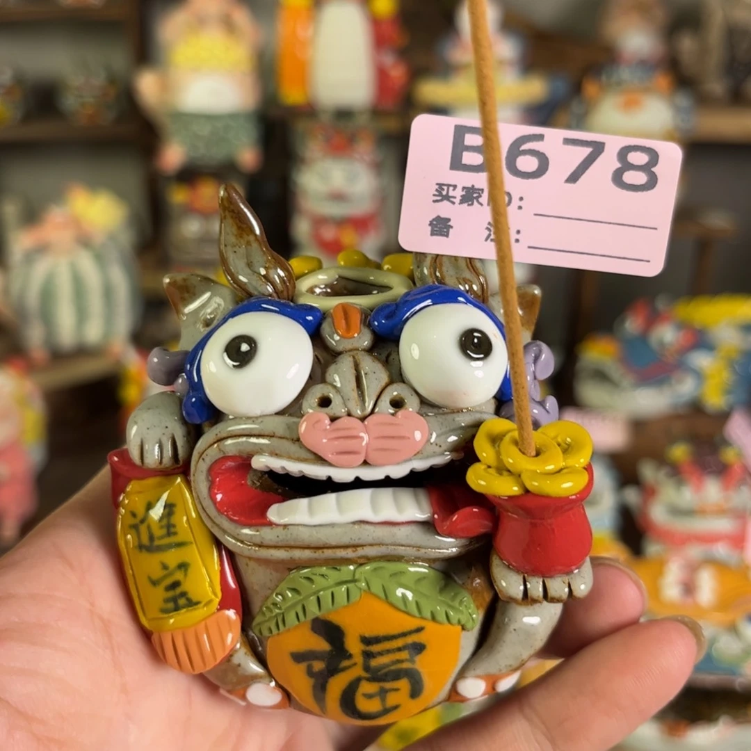 泥塑纯手工茶宠摆件