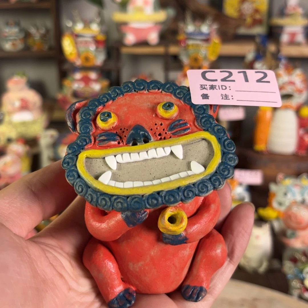 泥塑纯手工茶宠摆件