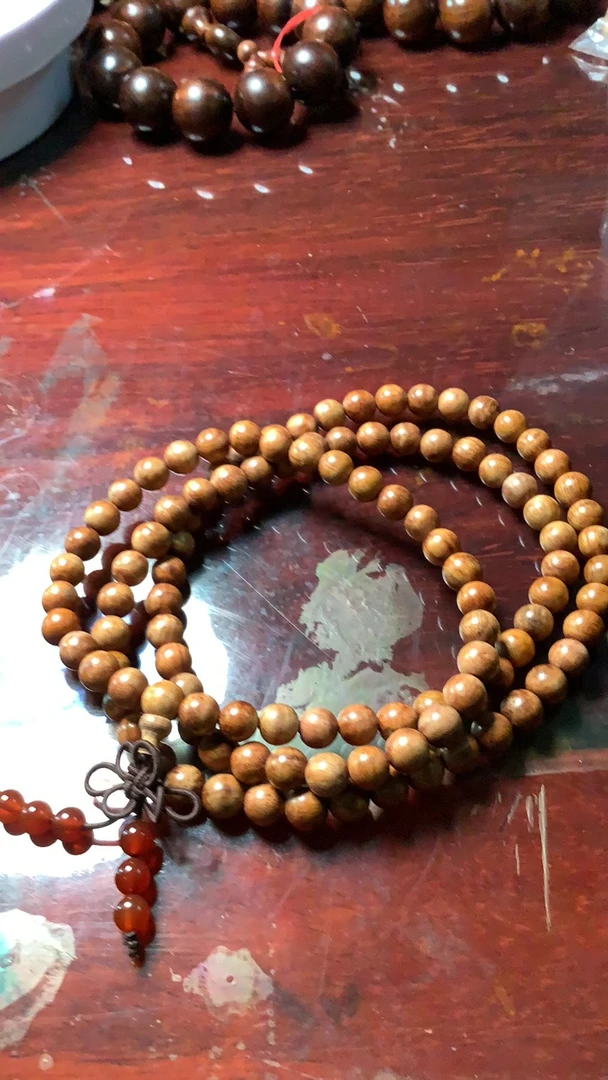 海南黄花梨0.6规格，108颗珠子、佛珠手串。