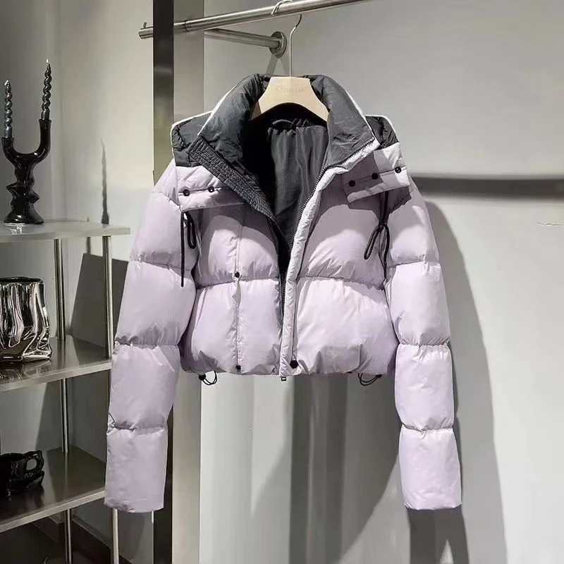 2024反季网红棉服爆款面包服休闲百搭连帽棉衣高级时尚女保暖外套