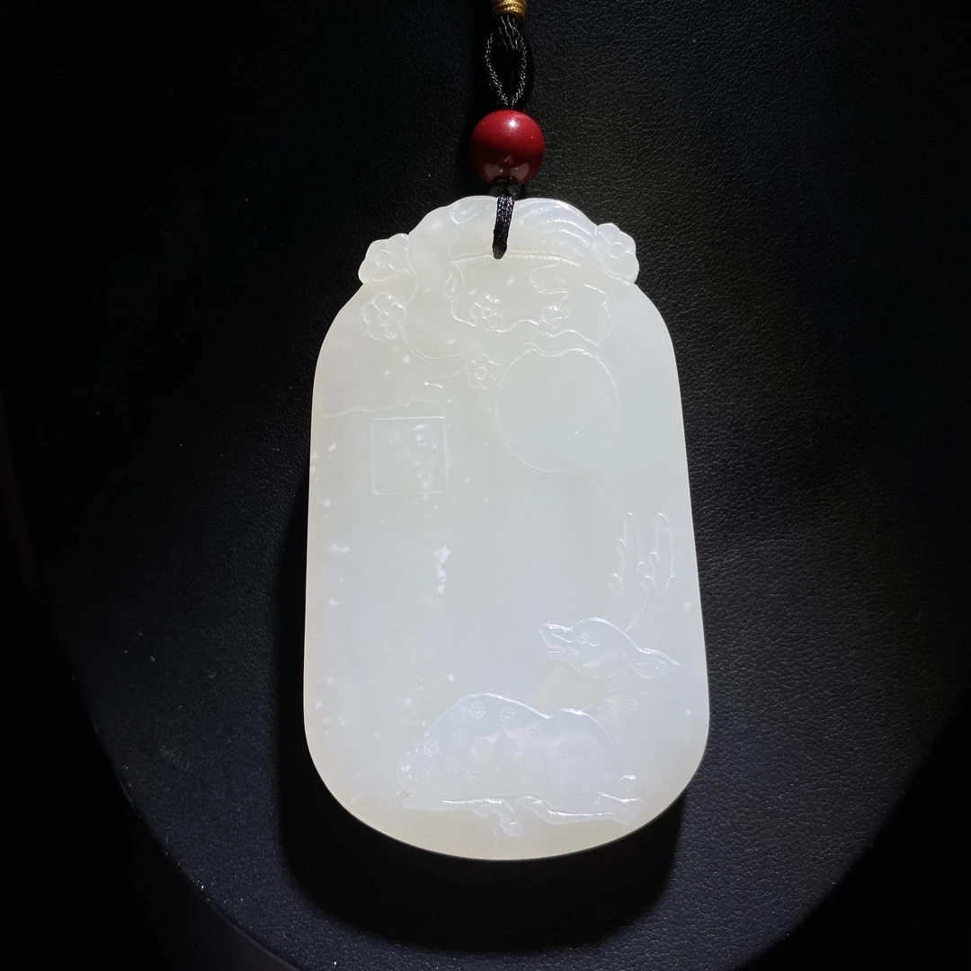 臻藏（8A级）和田玉玉牌2411180031