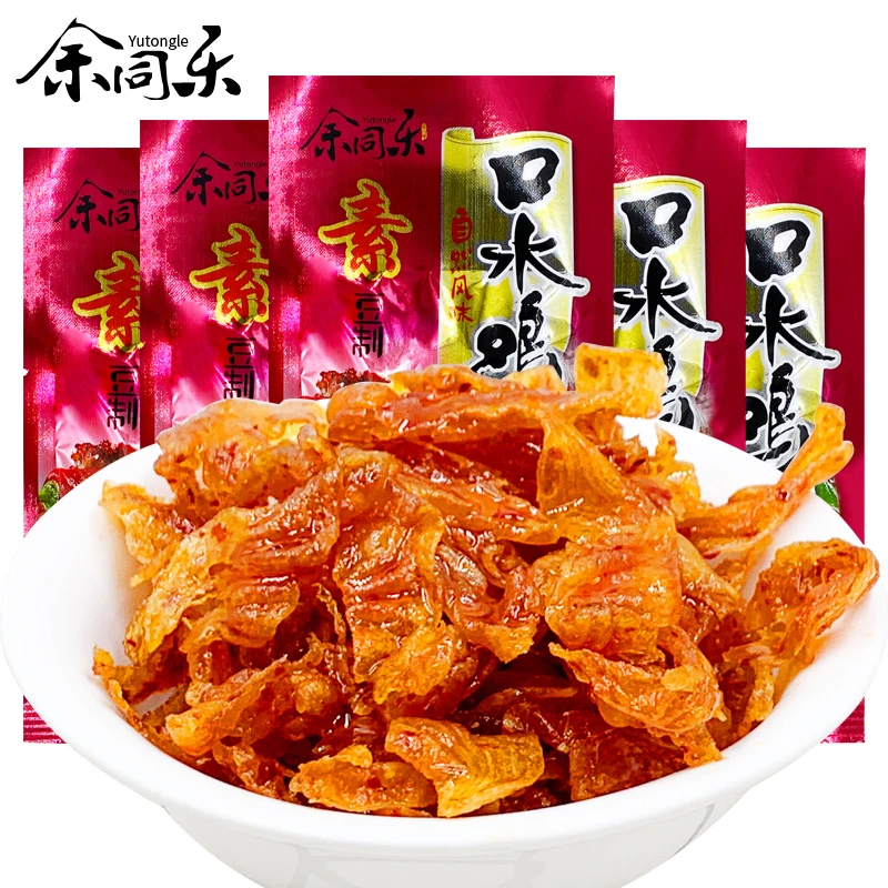 余同乐劲道口水鸡辣条素食8090后童年怀旧小零食麻辣儿时休闲小吃