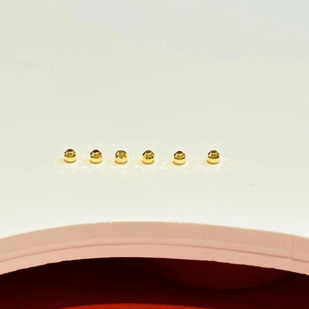 18K金2.5mm豆豆珠珠配件（多样性发其一）HNZ6999