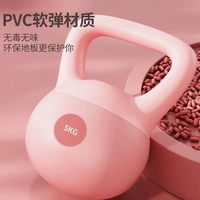 JUSAI/聚赛软壶铃女士居家健身专用软底环保壶铃男士力量训练