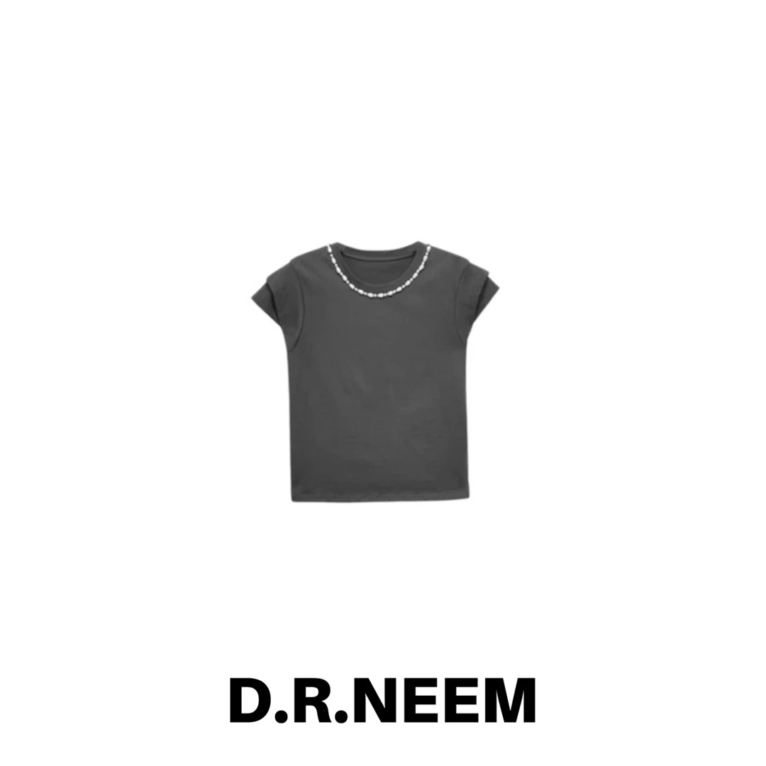 DRN 珍珠领无袖T恤