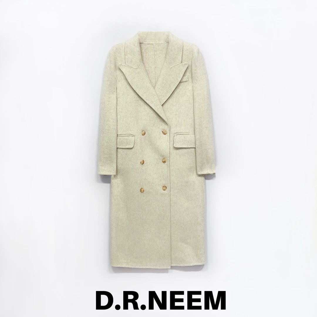 DRN 韩系西服领手工大衣