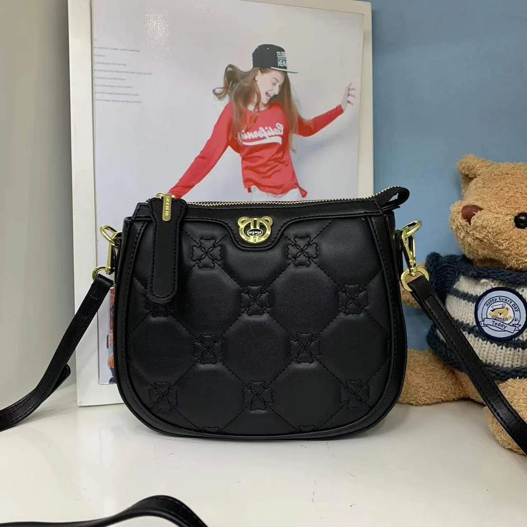 DICK BEAR/迪克熊93546新款时尚超薄方形斜挎包