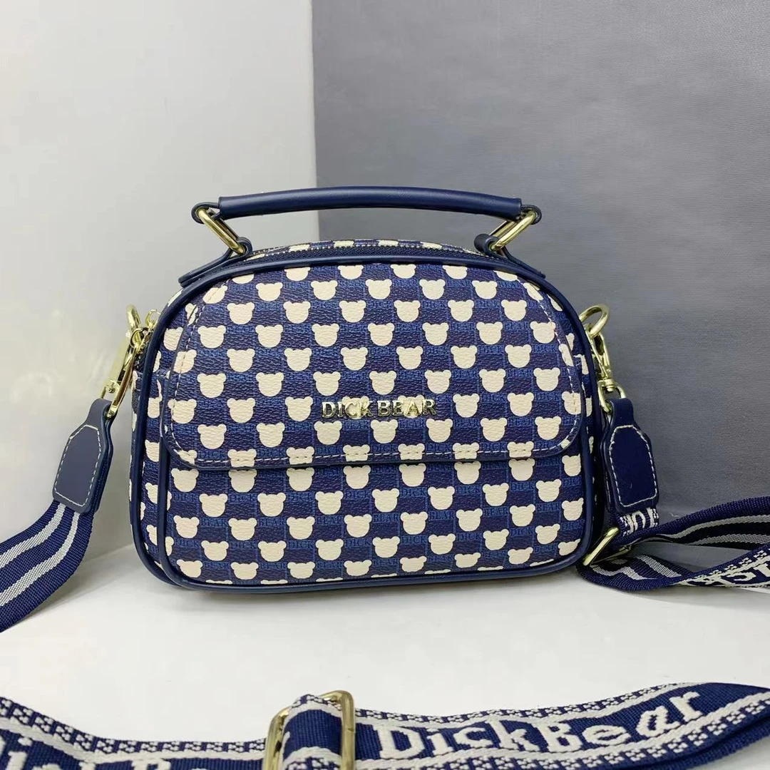 DICK BEAR/迪克熊9805新款多隔层手提包宽带斜挎包女士单肩小包包