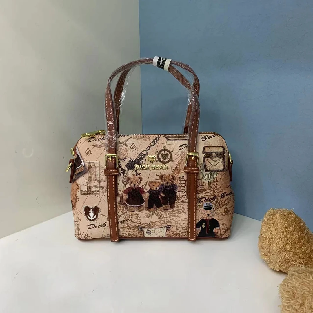 DICK BEAR/迪克熊9309新款时尚横版手提斜挎包