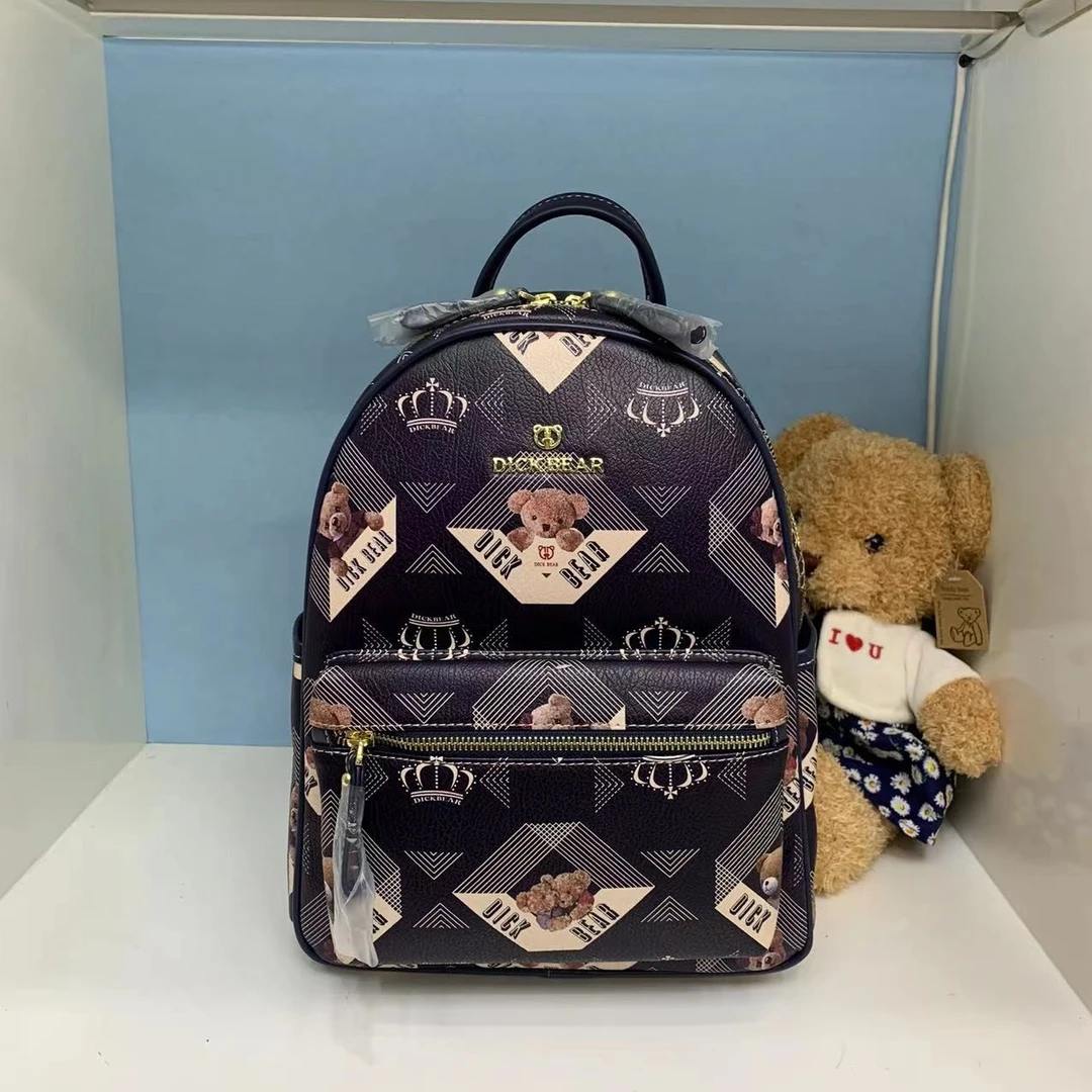 DICK BEAR/迪克熊2820新款时尚大号双肩包小熊背包