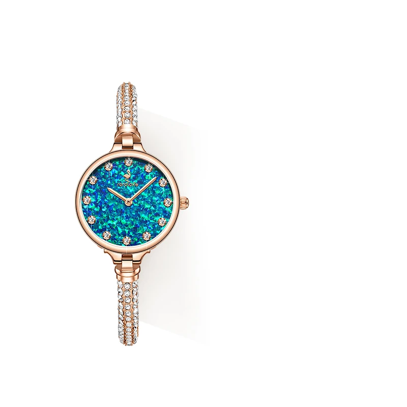 rorolove【12颗钻石】女款镶钻轻奢精致手表气质时尚百搭感腕表礼物