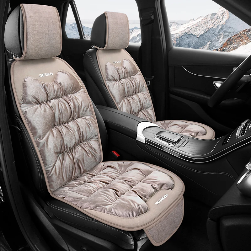 汽车坐垫冬季毛绒适用Tesla特斯拉Model3 MODEL-X MODEL S /Y座