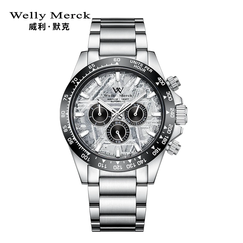 【洋洋说表】威利默克多功能全自动机械腕表男士商务手表116M