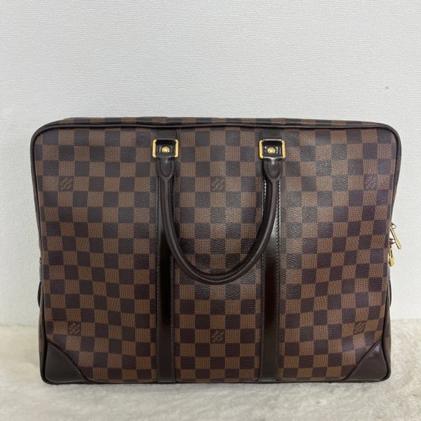 95新 LouisVuitton/路易威登 5872/5364/3890时尚棕棋盘格公文包