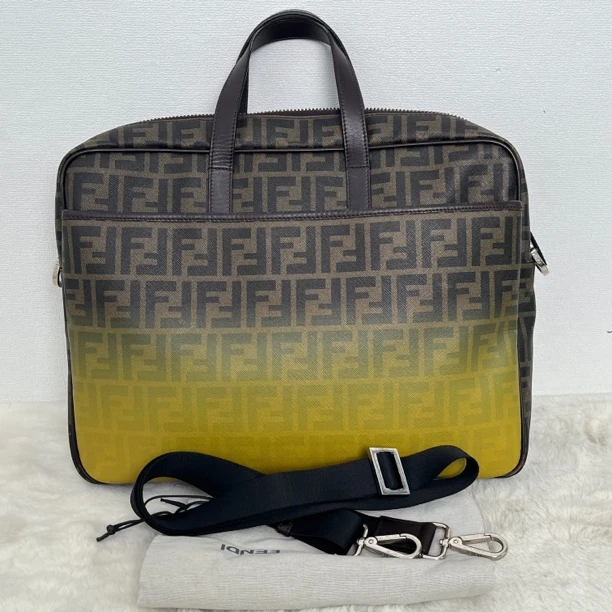 95新 FENDI/芬迪 1841/经典老花手提公文包