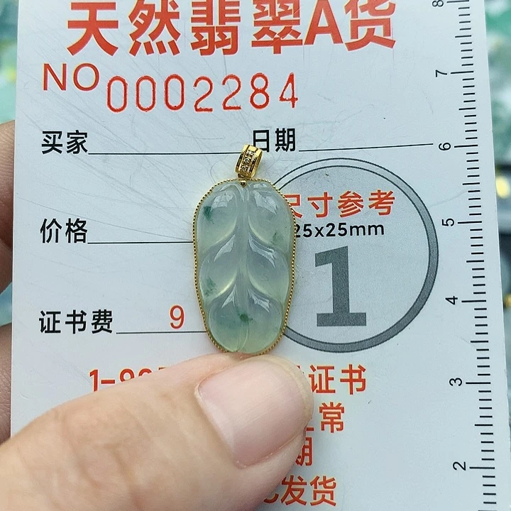 翡翠颈饰未镶嵌吊坠