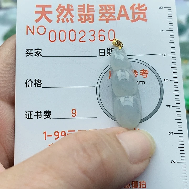 翡翠颈饰未镶嵌吊坠