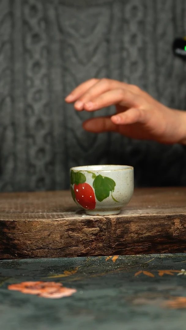 【闪购商品】杯釉下彩手工手绘同款陶器