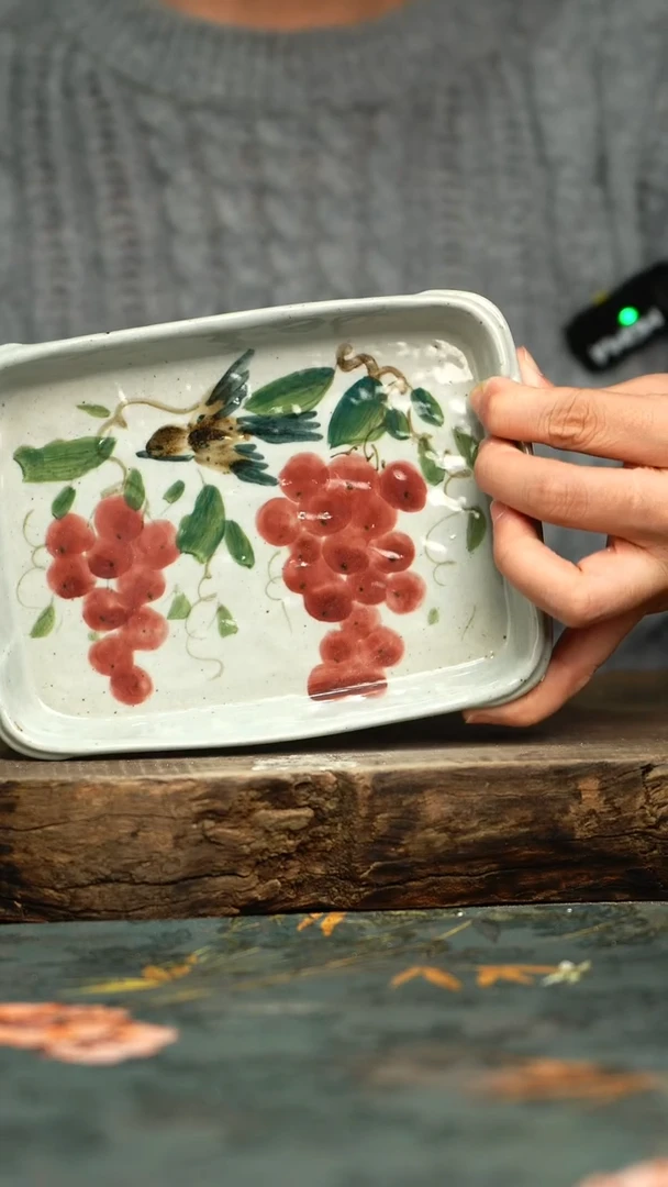 【闪购商品】杯釉下彩手工手绘同款陶器
