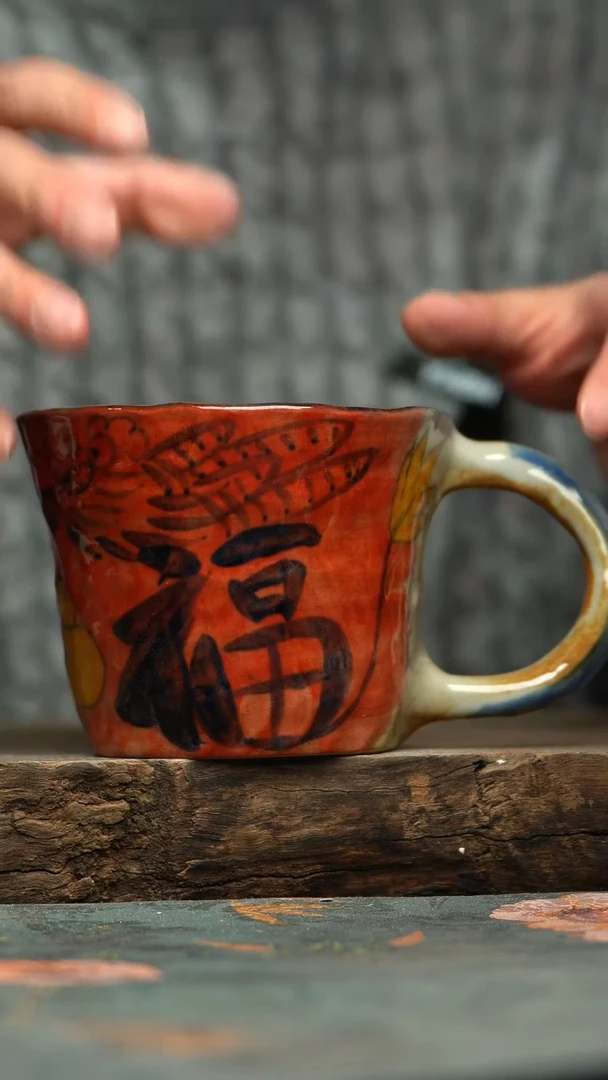 【闪购商品】盘手工同款手绘