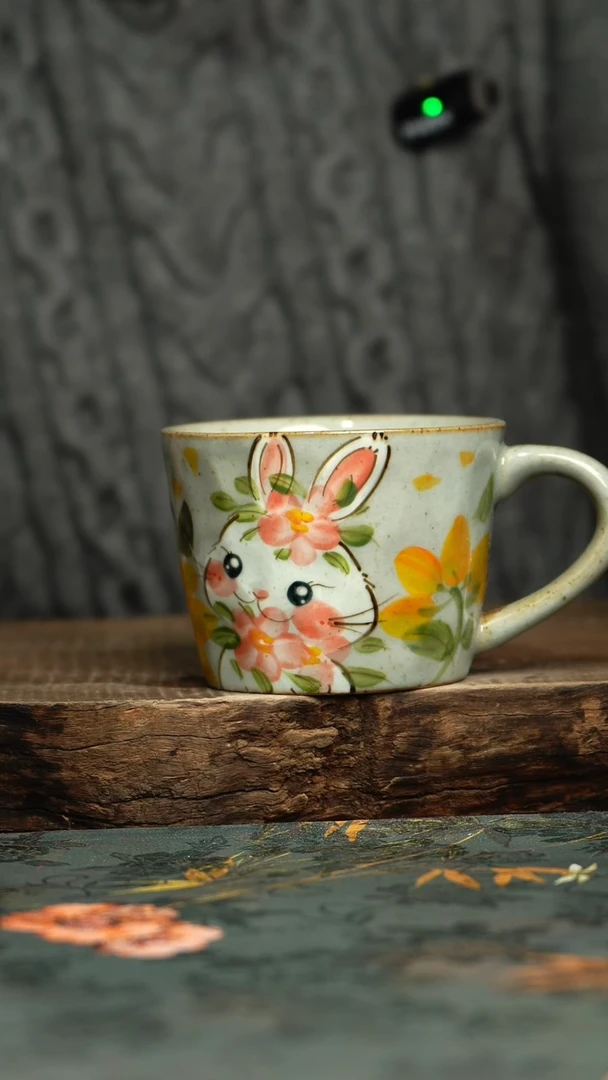 【闪购商品】杯釉下彩手工手绘同款陶器