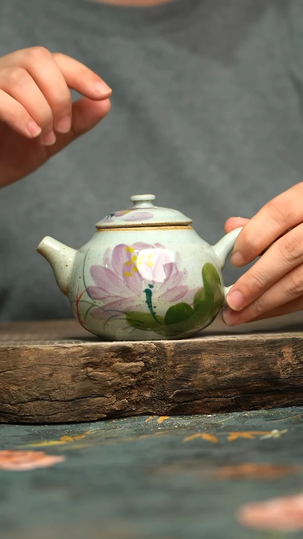 【闪购商品】杯釉下彩手工手绘同款陶器