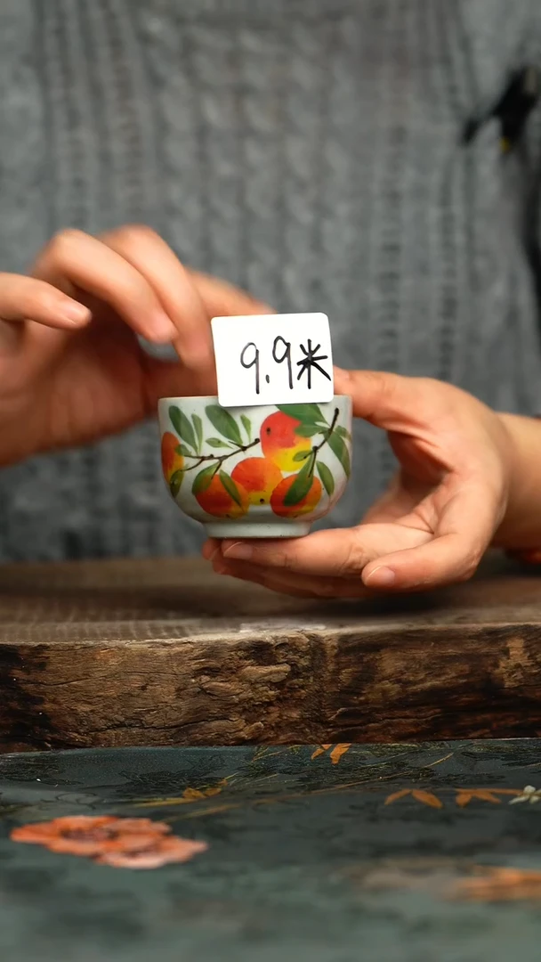【闪购商品】杯釉下彩手工手绘同款陶器
