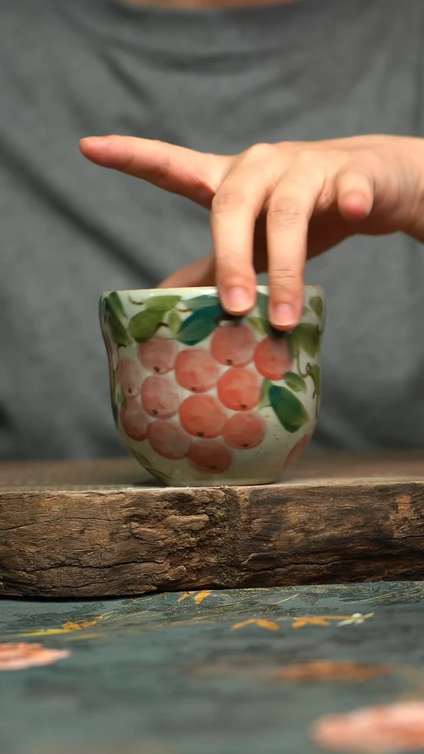 【闪购商品】杯釉下彩手工手工同款陶器