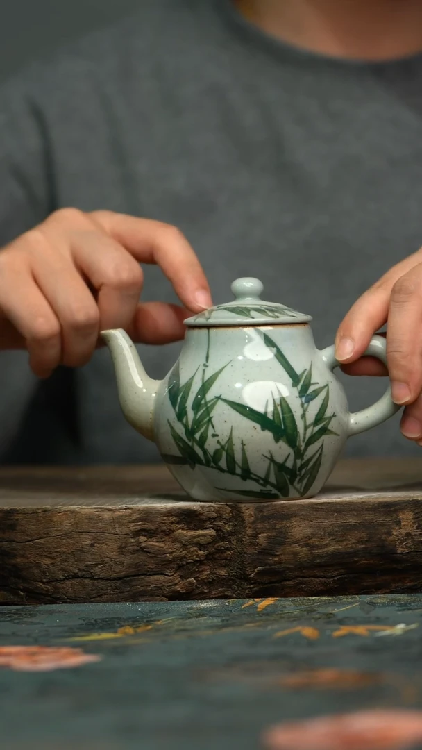 【闪购商品】杯釉下彩手工手绘同款陶器