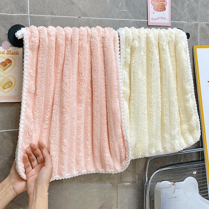 糖果条绒毛巾女生洗脸洗澡用加厚擦头发比纯棉吸水不掉毛家用面巾