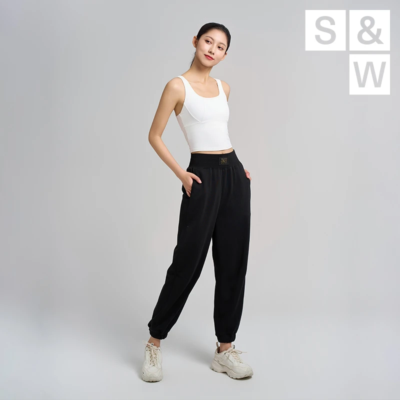 【清货】S&WSW速惟 显瘦舒适高腰宽松休闲裤春夏户外卫裤 6102