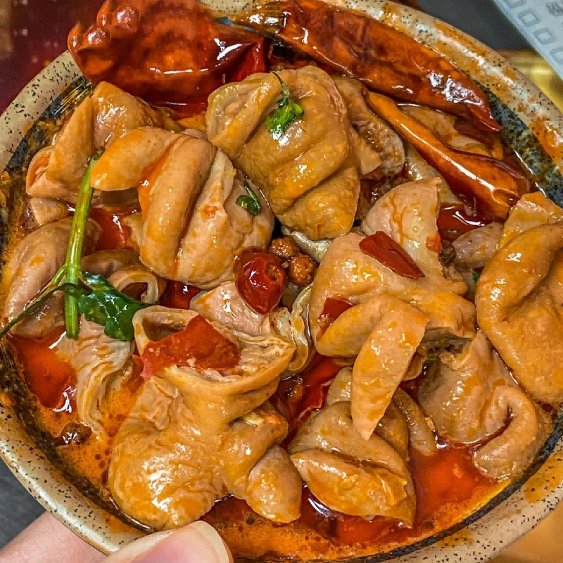 好渝供【五香卤肥肠】500g*20袋/件，去油率90%，火锅食材半成品商用