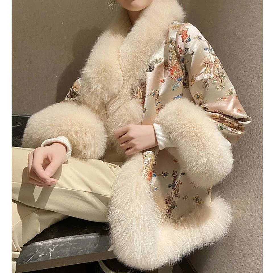 复古女装国风改良旗袍茶服披风斗蓬中国风显瘦中式民族风网红