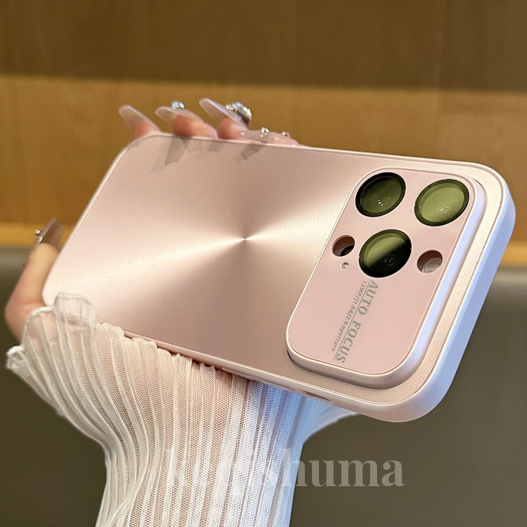 大视窗适用苹果14/13/12全包电镀磨砂壳iPhone14promax防摔手机壳