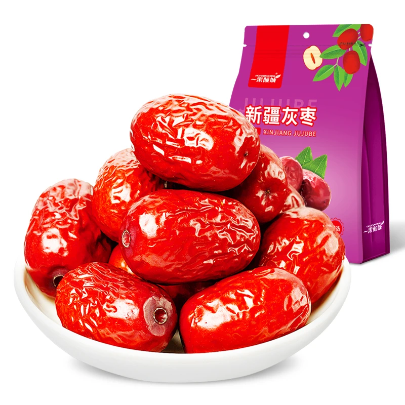一果倾城新疆若羌灰枣王500g/袋营养小枣皮薄自然风干