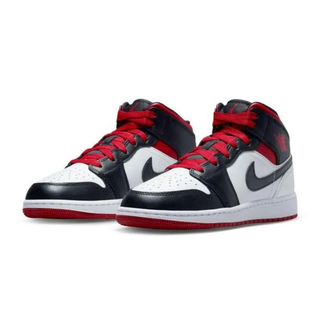 Nike/耐克AIR JORDAN 女款AJ1复古黑红休闲鞋中帮新款DQ8423-106