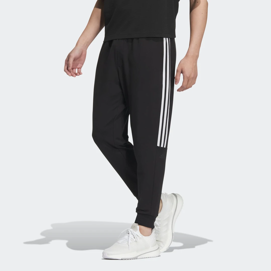 adidas阿迪裤子男款夏季运动休闲跑步针织小脚长裤IA8182