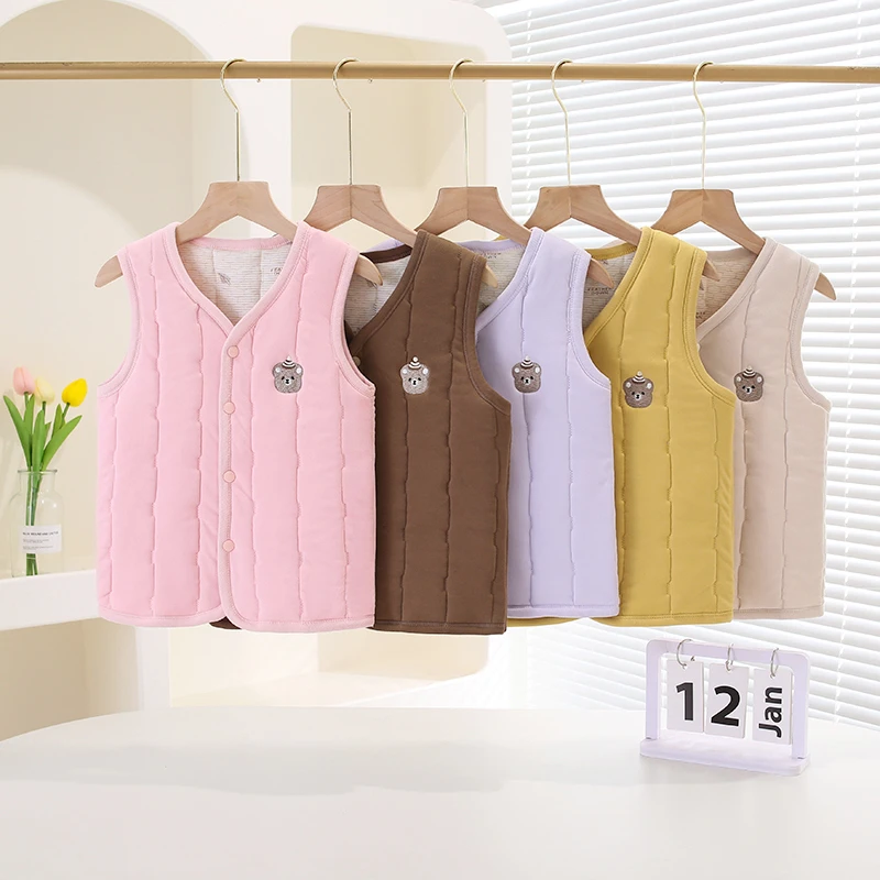 Dany.rabbit校服神器马甲保暖内胆中大童坎肩秋冬季男童女童加厚