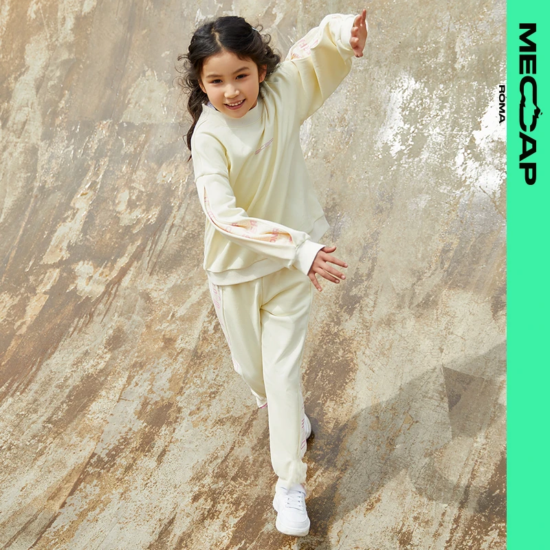 MECAP中大童拼接卫裤休闲外穿