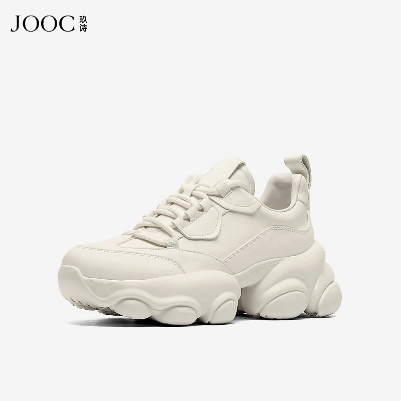 JOOC玖诗秋冬新款老爹鞋女欧洲站休闲鞋增高厚底运动鞋子